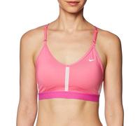 NIKE CZ4456-606 W NK DF INDY V-Neck Bra Sports Bra Women's Pinksicle/Cosmic Fuchsia/White Size M
