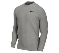 NIKE CZ7395-063 M NK DF LS CRW Sweatshirt Men's DK Grey Heather/Black Size 4XL-T