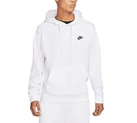 NIKE CZ7857-100 M NSW CLUB HOODIE PO FT T-shirt Men's WHITE/WHITE/BLACK Size L