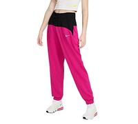 Nike CZ8172-615 W NSW ICN CLSH Jogger Mix HR Pants Womens Fireberry/Black/(White) S