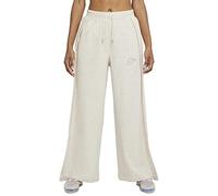 Nike CZ8357-141 W NSW Pant Earth Day FT MR Pants Womens Oatmeal Heather/Light Bone/(White) L