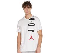 Nike CZ8402-100 M J JDN AIR Stretch SS Crew T-Shirt Mens White/Black/Gym red L