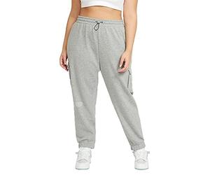 Nike CZ8905-063 W NSW SWSH Pant FT MR Pants Womens dk Grey Heather/(White) S