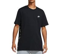 Nike CZ9950-010 M NSW CE SS Knit TOP SNL ++ T-Shirt Mens Black/White L