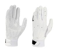 Nike D-Tack 7.0 Lineman Football Gloves (White | White | Black, X-Large)