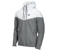 Nike DA0001-084 M NSW SPE WVN LND WR HD JKT Jacket Men's SMOKE GREY/WHITE/SMOKE GREY/BLACK XL-T