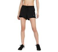 Nike DA0453-011 W NK DF FLX ESS 2-in-1 SHRT Shorts Womens Black/Black/(White) L