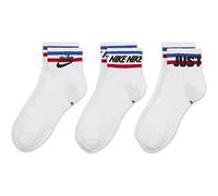 NIKE DA2612 U NK NSW EVERYDAY ESSENTIAL AN Socks unisex-adult white/black/game royal/university red M