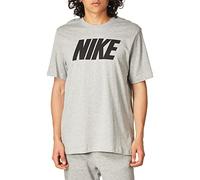 Nike DC5092 M NSW TEE ICON BLOCK T-shirt mens dk grey heather/black 2XL