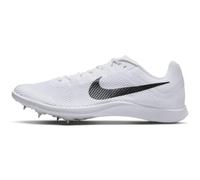 NIKE DC8725-100 Zoom Rival Distance Unisex White/Black-Metallic Silver UK 14