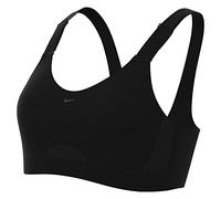 NIKE DD0430-010 W NK DF Alpha Bra Sports Bra Women's Black/Black/DK Smoke Gray/DK Smoke Size MF-G