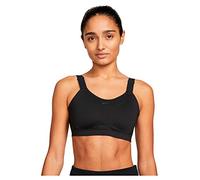 NIKE DD0430-010 W NK DF Alpha Bra Sports Bra Women's Black/Black/DK Smoke Gray/DK Smoke Size SA-C