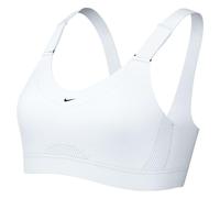 Nike DD0430-100 Alpha Sports Bra Women's White/White/Stone Mauve/Black Size LA-B