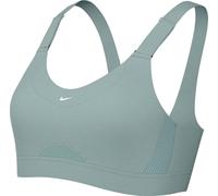 NIKE DD0430-309 W NK DF Alpha Bra Sports Bra Women's Mineral/Mineral/Mineral/White Size SC-E