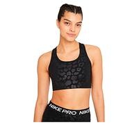 Nike DD1117 W NP DF SWSH Lepard Shine Bra Sports Bra Women's Black/Clear XS