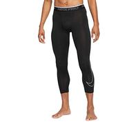 Nike Men's M NP DF 3QT Tight Leggings, Black/White, L