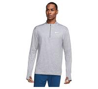 Nike DD4756 M NK DF ELMNT TOP HZ Sweatshirt Mens Smoke Grey/Grey Fog/Reflective silv L
