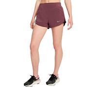 Nike DD5328 W NK RUN DVN TEMPO LX SHORT Shorts women's dark wine/black/black M