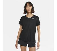 Nike DD5927 W NK DF RACE TOP SS T-shirt women's black/reflective silv M