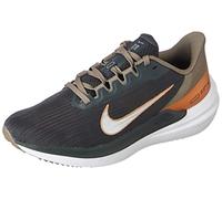 NIKE Women's Air Winflo 9 Sneaker, DK Smoke Grey/Metallic Silver-Olive Grey, 4.5 UK