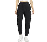 Nike DD8713 W NSW ESSNTL FLC MR CRGO PNT Pants Women's Black/White M