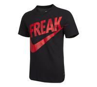 Nike Df Freak Print Ss Te Causual Sports Ventilate Letter Printing Male Black DJ1565-010 XXL
