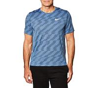 Nike Df Miler Ss Ff Jac T-Shirt Deep Ocean/Royal Pulse/Reflect XL