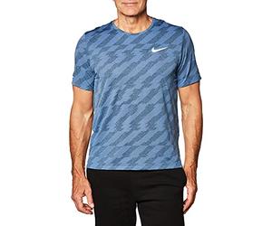 Nike Df Miler Ss Ff Jac T-Shirt Deep Ocean/Royal Pulse/Reflect XL