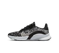 NIKE DH3393-010 SuperRep Go 3 Flyknit Nex Women Black/Metallic Silver-White UK 3.5