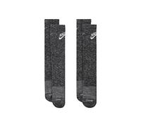 NIKE DH3778-010 Everyday Plus Cushioned Socks Unisex Black/White L