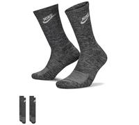 NIKE DH3778-010 Everyday Plus Cushioned Socks Unisex Black/White M