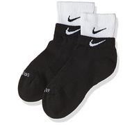 NIKE DH4058-011 Everyday Plus Cushioned Socks Men's Black/White/Black L