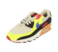 NIKE DH8010-003 WMNS AIR MAX 90 Women Light Bone/LT Ultramarine-Volt-BLAC UK 3.5