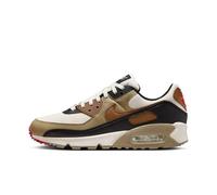 NIKE DH8010-005 Air Max 90 Women Phantom/LT British TAN-Black-FIRE RED UK 4.5