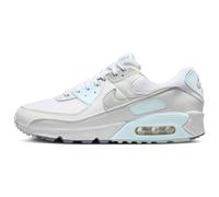 NIKE DH8010-104 Air Max 90 Women White/Light Silver-Glacier Blue UK 3
