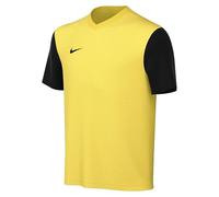 NIKE Y NK DF Tiempo PREM II JSY SS T-Shirt, Tour Yellow/Black/Black, 13-15 Years