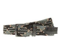 NIKE DIAMOND STRETCH WOVEN BELT - IRON GREY