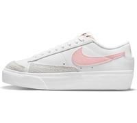 NIKE DJ0292-103 Blazer Low Platform Sneaker Female White/Pink Glaze-Summit White-Black UK 6