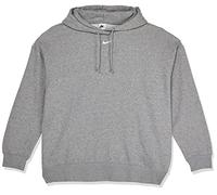 Nike DJ7668-063 W NSW ESSNTL CLCTN FLC OS HD Sweatshirt Women's DK GREY HEATHER/BASE GREY/(WHITE) M