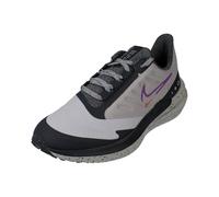 NIKE Women's Air Winflo 9 Shield Sneaker, Cobblestone/Vivid Purple-DK Smoke Grey, 4 UK