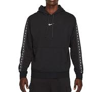 Nike DM4676 M NSW REPEAT FLC PO HOODIE BB Sweatshirt mens black/white 2XL