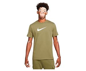 Nike DM4685 M NSW REPEAT SS TEE T-shirt mens medium olive/white S