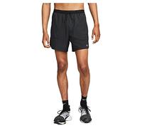 NIKE DM4759-010 M NK DF Stride 2IN1 7IN SHRT T-Shirt Men's Black/Black/Black/Reflective SILV Size M