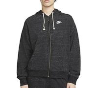 Nike Sportswear Gym Vintage Full Zip Sweatshirt Black S Woman