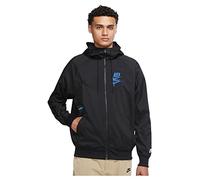 Nike DM6867-010 M NSW SPE+ WVN WR JKT MFTA Jacket Men's BLACK/WHITE L