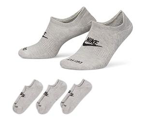 NIKE DN3314-063 Everyday Plus Cushioned Socks Unisex Dk Gray Heather/Black S