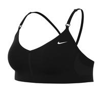 NIKE DN4181-010 W NK INDY V-Neck Bra PL Sports Bra Women's Black/Black/Black/White Size 4X
