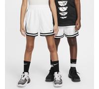 Nike DNA Older Kids' 12.5cm (approx.) Basketball Shorts - White - Polyester XS