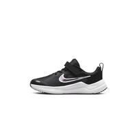 NIKE Downshifter 12 Sneaker, Black White Dk Smoke Grey, 2 UK
