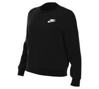 NIKE DQ5473-010 W NSW CLUB FLC CREW STD Sweatshirt Women's Black/White Size S-S